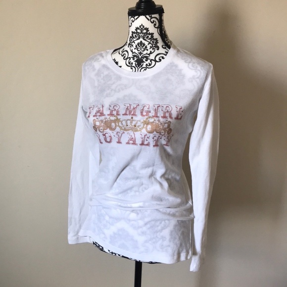 Tops - Farmgirl royalty original cowgirl‎